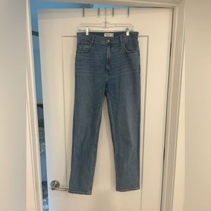 Ultra High Rise Ankle Straight Jeans